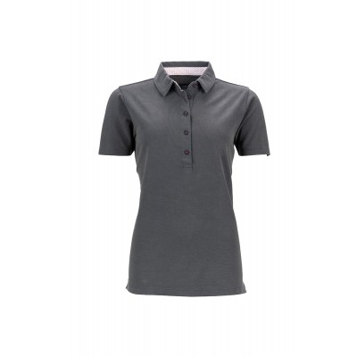 Polo Ladies' Polo colore graphite/white-red taglia S