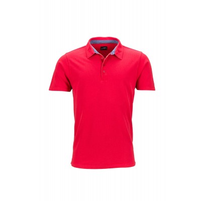 Polo Men's Polo colore red/blue-white taglia 3XL