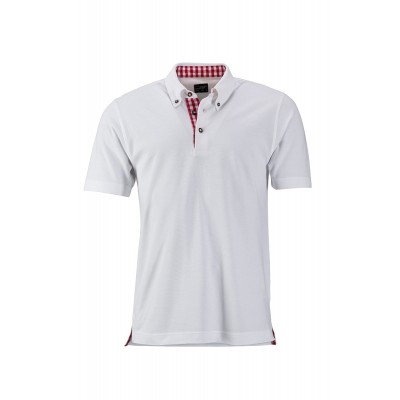 Polo Men's Traditional Polo colore white/red-white taglia S