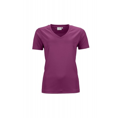 T-Shirt Ladies' Active-V colore purple taglia XS