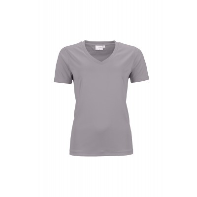 T-Shirt Ladies' Active-V colore light melange taglia XS