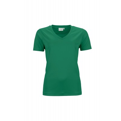 T-Shirt Ladies' Active-V colore green taglia XS