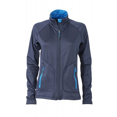 Felpe Ladies' Stretchfleece Jacket colore navy/cobalt taglia M