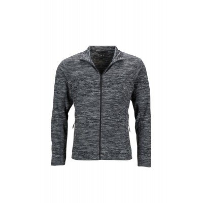 Pile Men's Fleece Jacket colore grey-melange/anthracite taglia S
