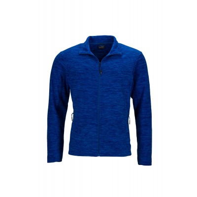 Pile Men's Fleece Jacket colore royal-melange/blue taglia S