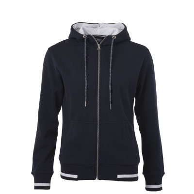Felpe Ladies' Club Sweat Jacket colore navy/white taglia S