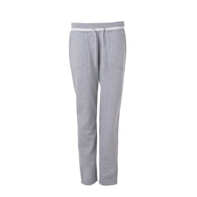 Pantaloni Ladies' Jog-Pants colore grey-heather/white taglia L