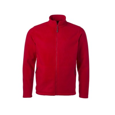 Pile Men's Fleece Jacket colore red taglia 4XL