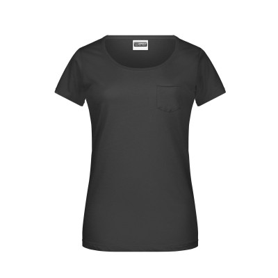 T-Shirt Ladies'-T Pocket colore black taglia XS