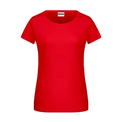 T-Shirt Ladies' Basic-T colore tomato taglia XS