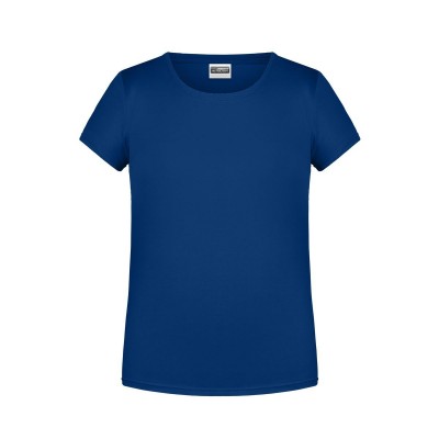 T-Shirt Girls' Basic-T colore dark royal taglia XS