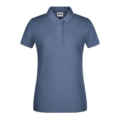 Polo Ladies' Basic Polo colore light-denim-melange taglia S