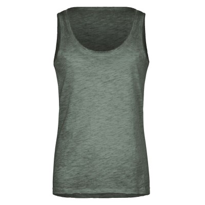 T-Shirt Ladies' Slub-Top colore dusty-olive taglia XS