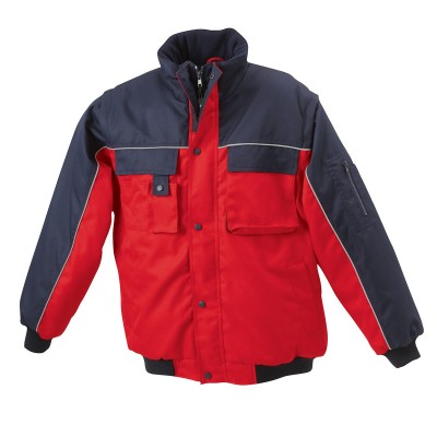 Giacche Workwear Jacket colore red/navy taglia S