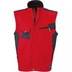 Giacche Workwear Vest colore red/black taglia S