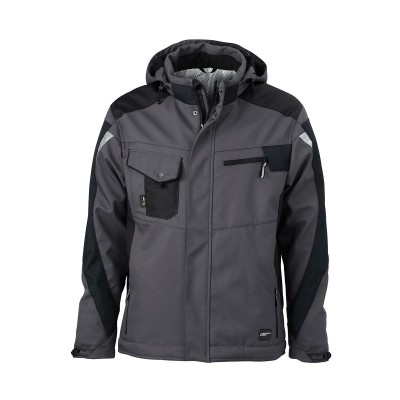 Giacche Craftsmen Softshell Jacket colore carbon/black taglia XS