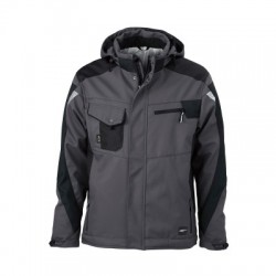 Giacche Craftsmen Softshell Jacket colore carbon/black taglia S