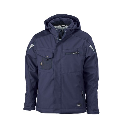 Giacche Craftsmen Softshell Jacket colore navy/navy taglia XS
