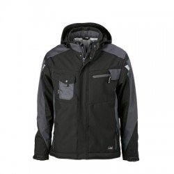 Giacche Craftsmen Softshell Jacket colore black/carbon taglia L