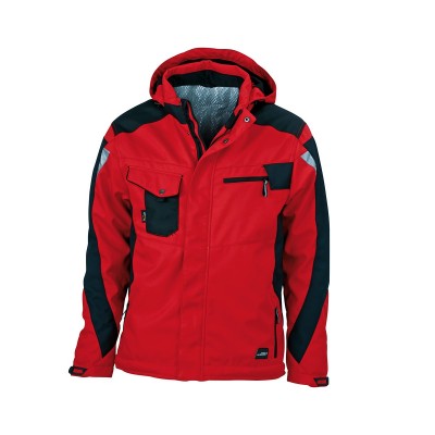 Giacche Craftsmen Softshell Jacket colore red/black taglia XS