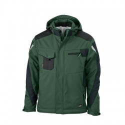 Giacche Craftsmen Softshell Jacket colore dark-green/black taglia M