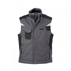 Giacche Craftsmen Softshell Vest colore carbon/black taglia S