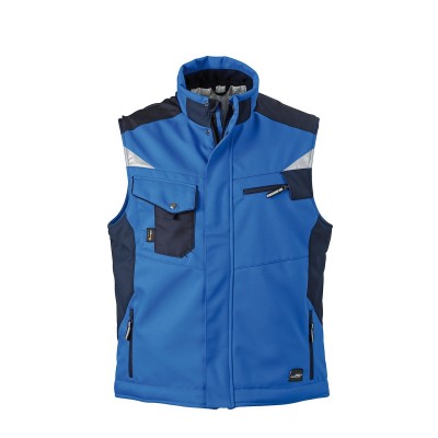 Giacche Craftsmen Softshell Vest colore royal/navy taglia S