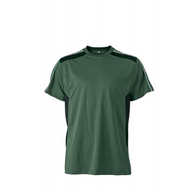 T-Shirt Craftsmen T-Shirt colore dark-green/black taglia XS