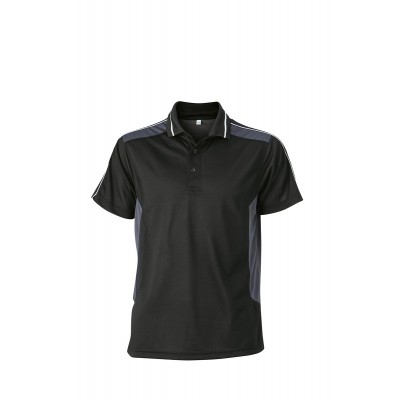 Polo Craftsmen Poloshirt colore black/carbon taglia L