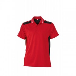 Polo Craftsmen Poloshirt colore red/black taglia L