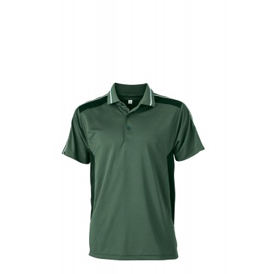 Polo Craftsmen Poloshirt colore dark-green/black taglia S