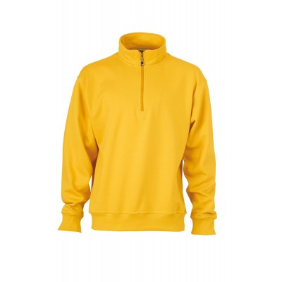 Felpe Workwear Half Zip Sweat colore gold-yellow taglia XXL