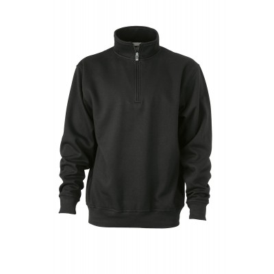 Felpe Workwear Half Zip Sweat colore black taglia S