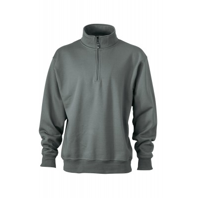 Felpe Workwear Half Zip Sweat colore dark-grey taglia XS
