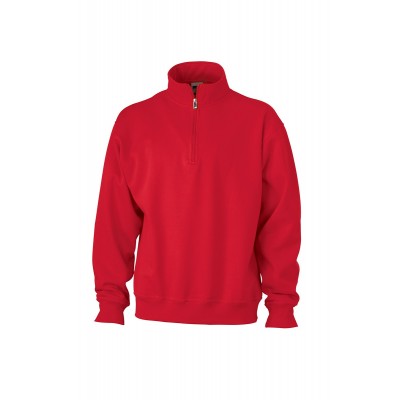 Felpe Workwear Half Zip Sweat colore red taglia XS