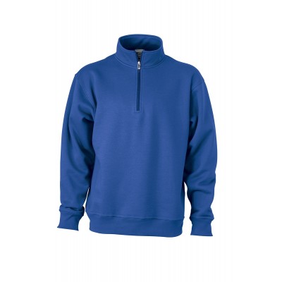 Felpe Workwear Half Zip Sweat colore royal taglia XS