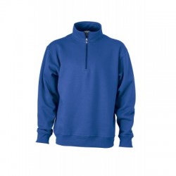 Felpe Workwear Half Zip Sweat colore royal taglia XL