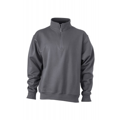 Felpe Workwear Half Zip Sweat colore carbon taglia XS
