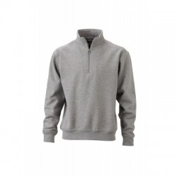 Felpe Workwear Half Zip Sweat colore grey-heather taglia S