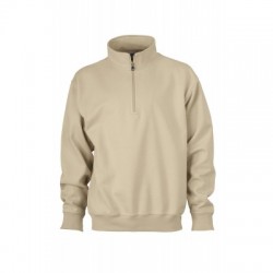 Felpe Workwear Half Zip Sweat colore stone taglia XL