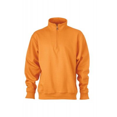 Felpe Workwear Half Zip Sweat colore orange taglia M