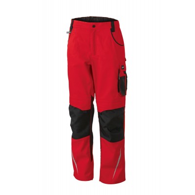 Pantaloni Workwear Pants colore red/black taglia 46