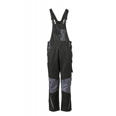 Pantaloni Workwear Pantsss With Bib colore black/carbon taglia 44