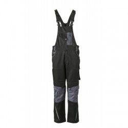 Pantaloni Workwear Pantsss With Bib colore black/carbon taglia 52