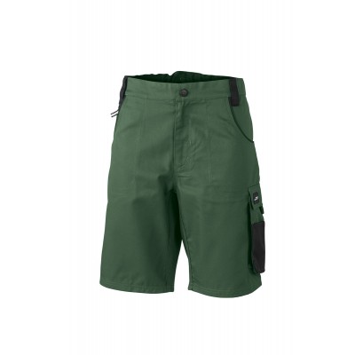 Pantaloni Workwear Bermudas colore dark-green/black taglia 44