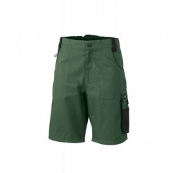 Pantaloni Workwear Bermudas colore dark-green/black taglia 50