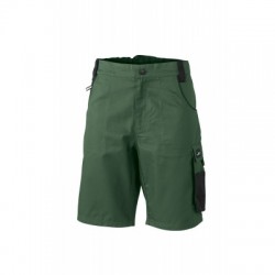 Pantaloni Workwear Bermudas colore dark-green/black taglia 52