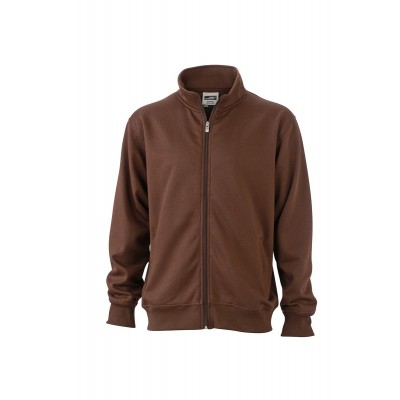 Felpe Workwear Sweat Jacket colore brown taglia 3XL