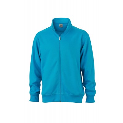 Felpe Workwear Sweat Jacket colore turquoise taglia M