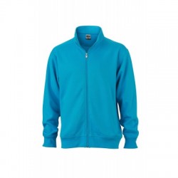 Felpe Workwear Sweat Jacket colore turquoise taglia XL